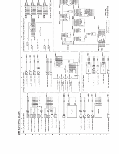 Minolta bizhub C350 Minolta bizhub C350 Overall Wiring Diagram